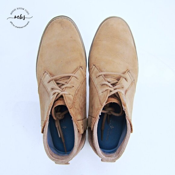 Mark Nason Loretto Suede Leather Boots Tan Men 8.5 - Picture 11 of 13